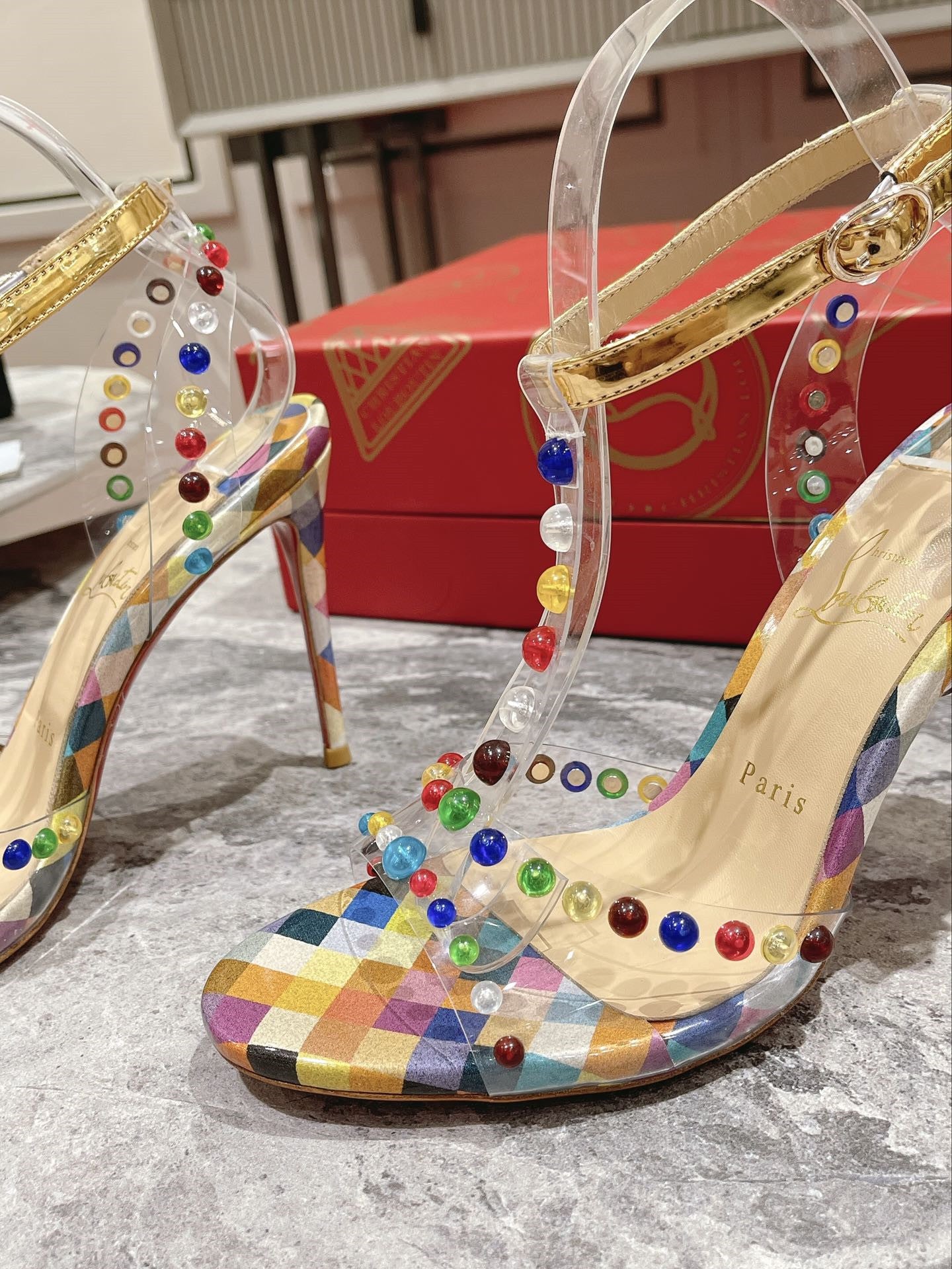 High Quality Luxury Christian Louboutin Candy Sandals product detail