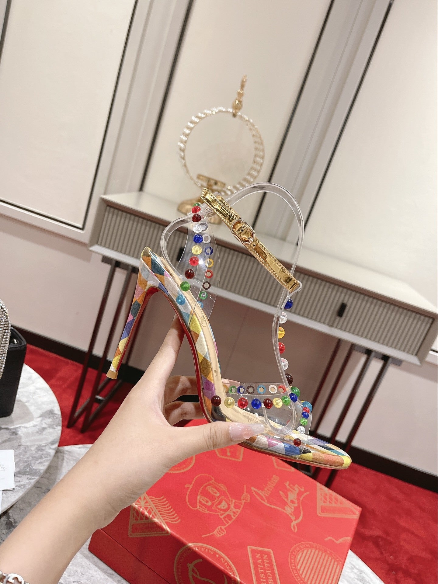 High Quality Luxury Christian Louboutin Candy Sandals product detail