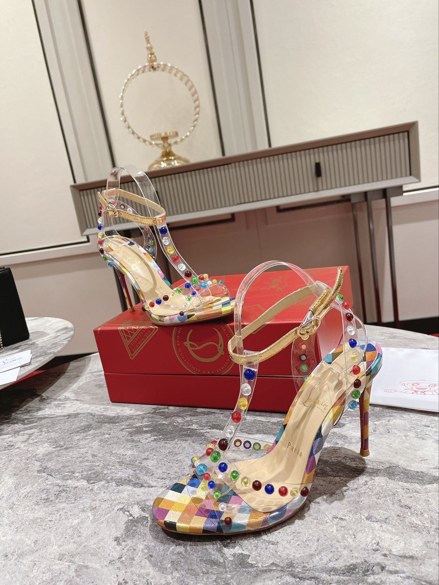 High Quality Luxury Christian Louboutin Candy Sandals product detail