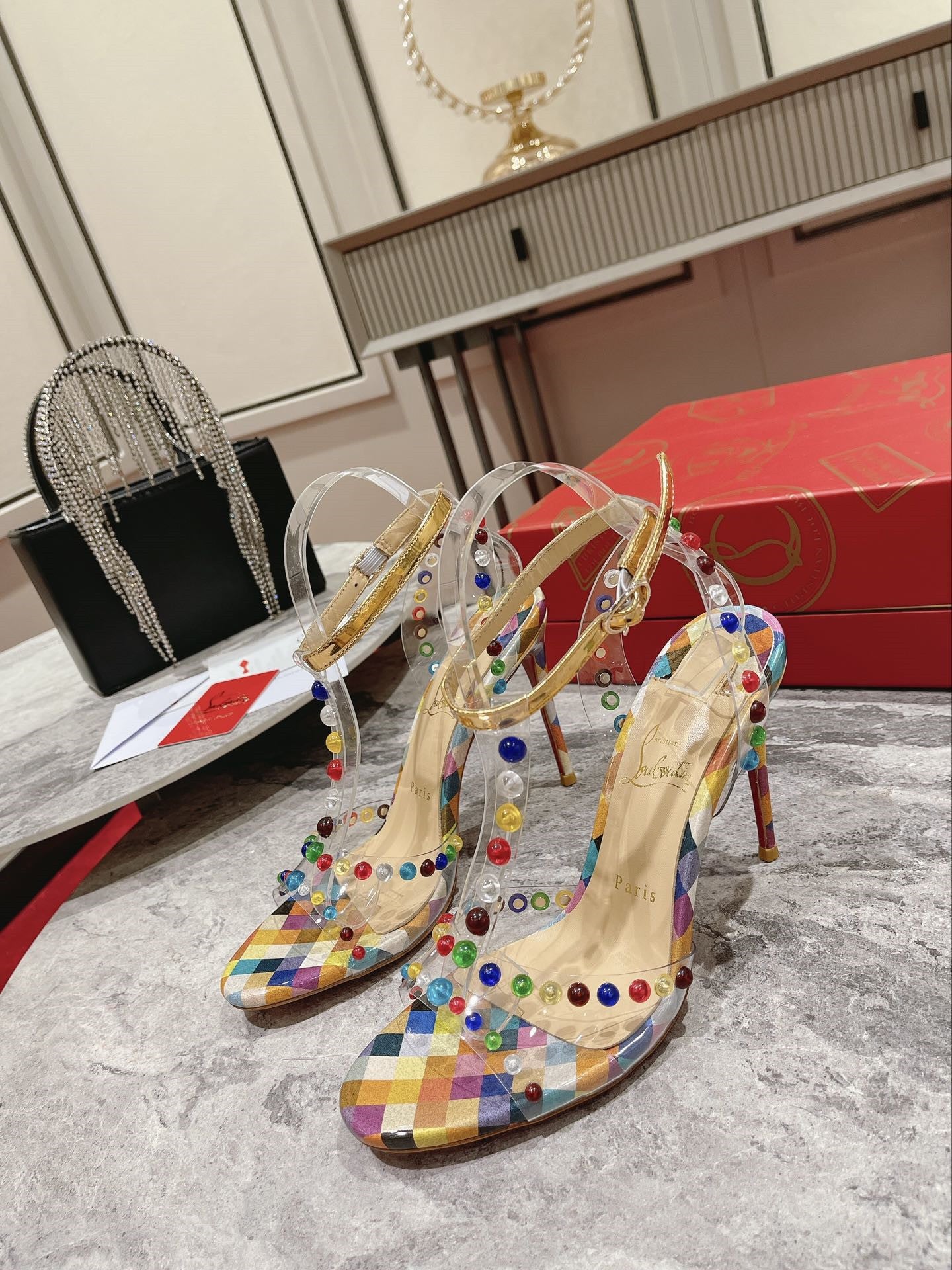 High Quality Luxury Christian Louboutin Candy Sandals