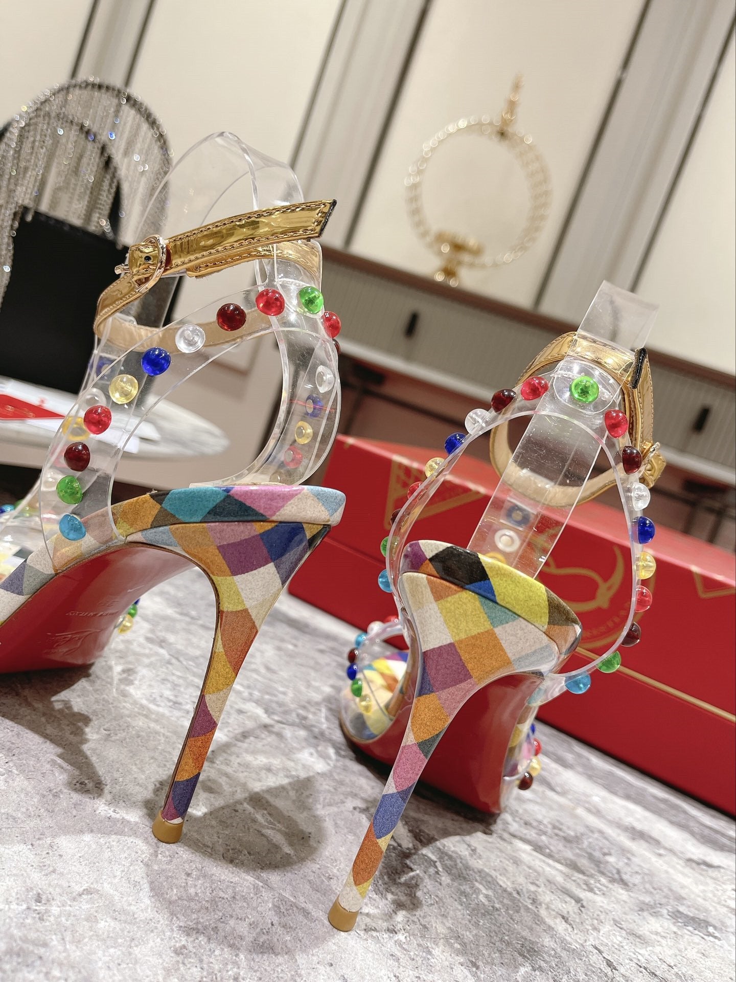 High Quality Luxury Christian Louboutin Candy Sandals product detail