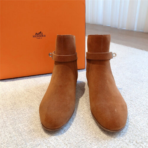 High Quality Luxury Hermes Kelly Classic Ankle Boots – Style 94115 alternate view