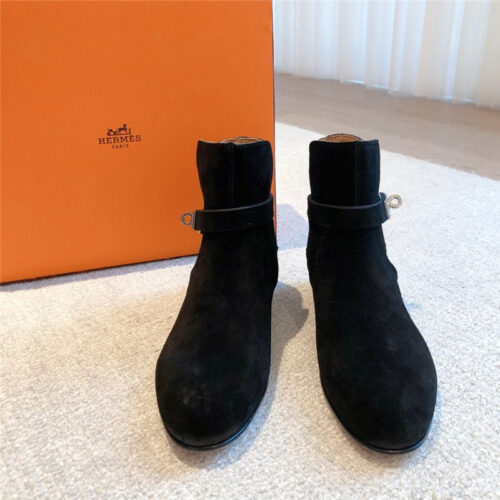 High Quality Luxury Hermes Kelly Classic Ankle Boots – Style 26883 alternate view