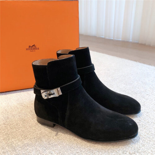 High Quality Luxury Hermes Kelly Classic Ankle Boots – Style 26883