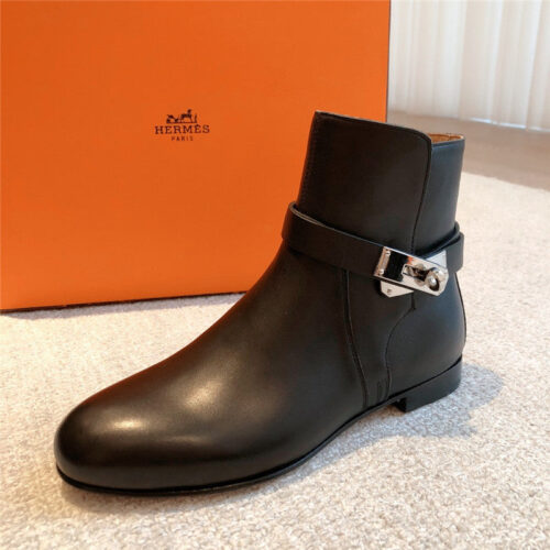 High Quality Luxury Hermes Kelly Classic Ankle Boots – Style 28579 product detail