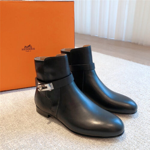 High Quality Luxury Hermes Kelly Classic Ankle Boots – Style 28579