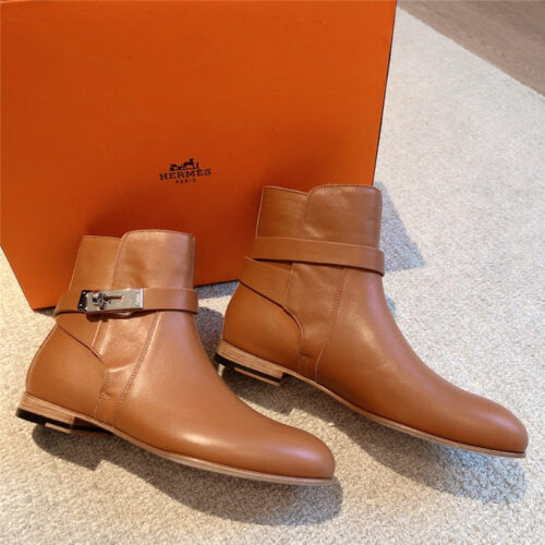 High Quality Luxury Hermes Kelly Classic Ankle Boots – Style 61347 product detail