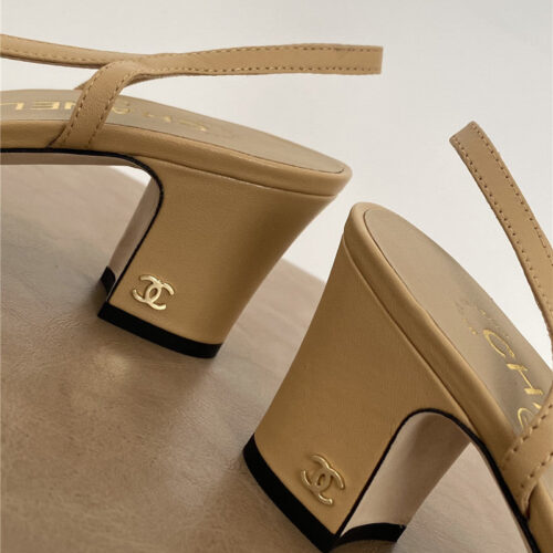 High Quality Luxury Chanel 6.5Cm Sling-Back Classic Single Shoes product detail