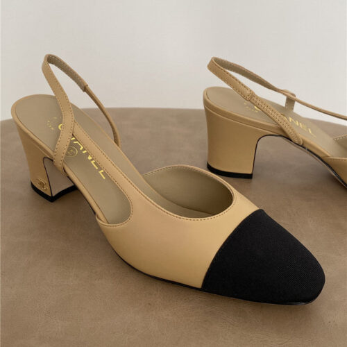 High Quality Luxury Chanel 6.5Cm Sling-Back Classic Single Shoes product detail