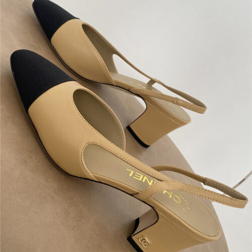 High Quality Luxury Chanel 6.5Cm Sling-Back Classic Single Shoes product detail
