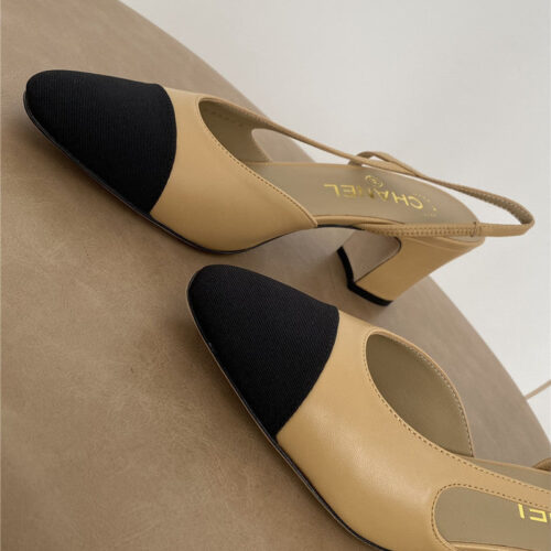 High Quality Luxury Chanel 6.5Cm Sling-Back Classic Single Shoes product detail