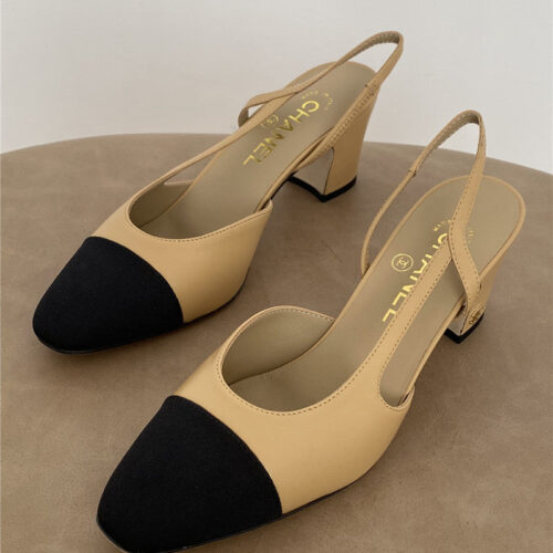 High Quality Luxury Chanel 6.5Cm Sling-Back Classic Single Shoes alternate view