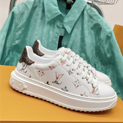 High Quality Luxury Louis Vuitton Classic Platform Sneakers – Style 82947