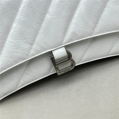 High Quality Luxury Balenciaga Crush Bag White product detail
