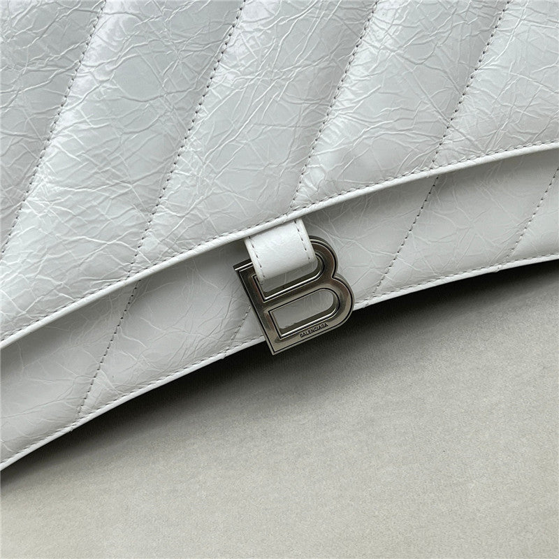 High Quality Luxury Balenciaga Crush Bag White product detail