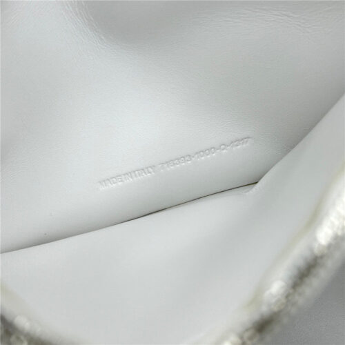 High Quality Luxury Balenciaga Crush Bag White product detail