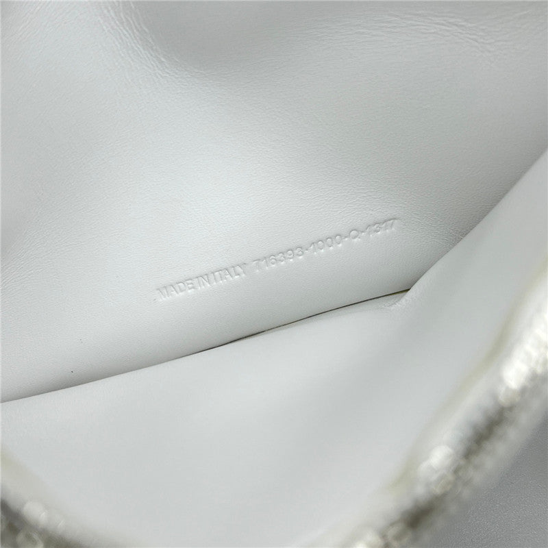 High Quality Luxury Balenciaga Crush Bag White product detail