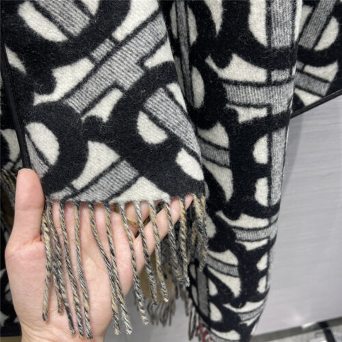 High Quality Luxury Burberry Cashmere Shawl Scarf Cape – Style 24605 product detail
