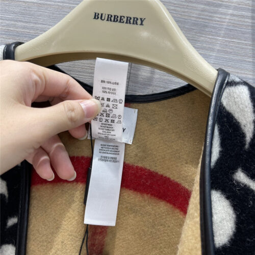High Quality Luxury Burberry Cashmere Shawl Scarf Cape – Style 24605 product detail