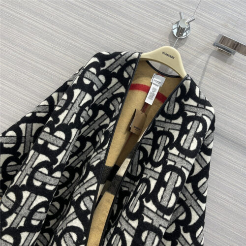 High Quality Luxury Burberry Cashmere Shawl Scarf Cape – Style 24605 product detail