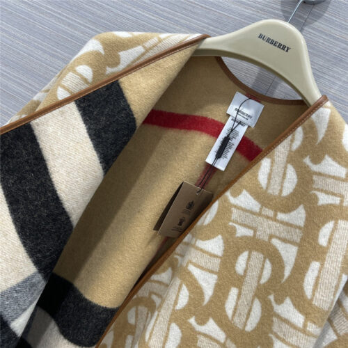 High Quality Luxury Burberry Cashmere Shawl Scarf Cape – Style 24601 product detail