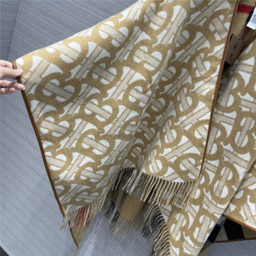 High Quality Luxury Burberry Cashmere Shawl Scarf Cape – Style 24601 product detail