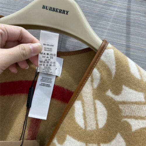 High Quality Luxury Burberry Cashmere Shawl Scarf Cape – Style 24601 product detail