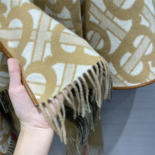 High Quality Luxury Burberry Cashmere Shawl Scarf Cape – Style 24601 product detail