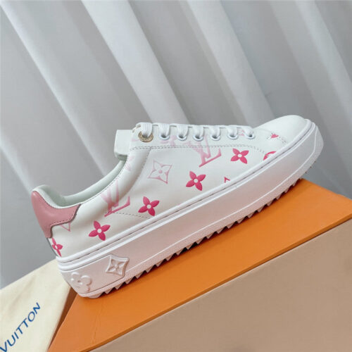 High Quality Luxury Louis Vuitton Classic Printed White Shoes product detail