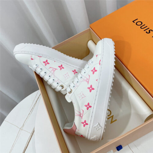 High Quality Luxury Louis Vuitton Classic Printed White Shoes product detail