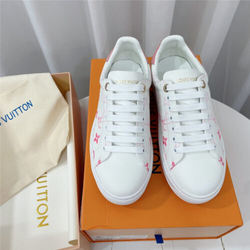 High Quality Luxury Louis Vuitton Classic Printed White Shoes product detail