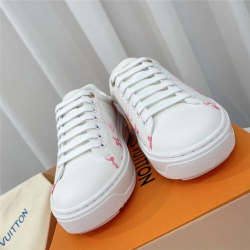High Quality Luxury Louis Vuitton Classic Printed White Shoes product detail