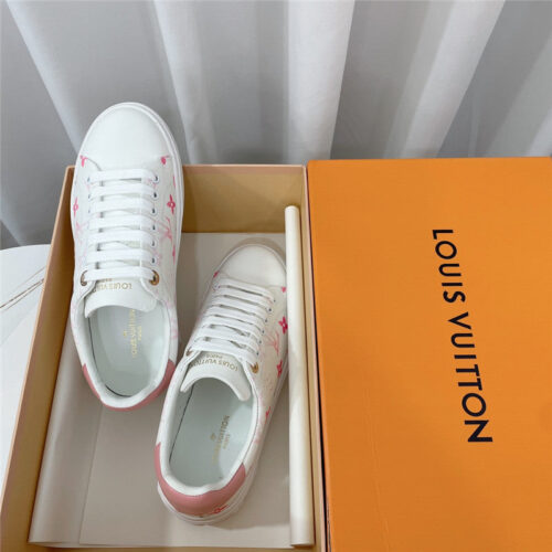 High Quality Luxury Louis Vuitton Classic Printed White Shoes product detail