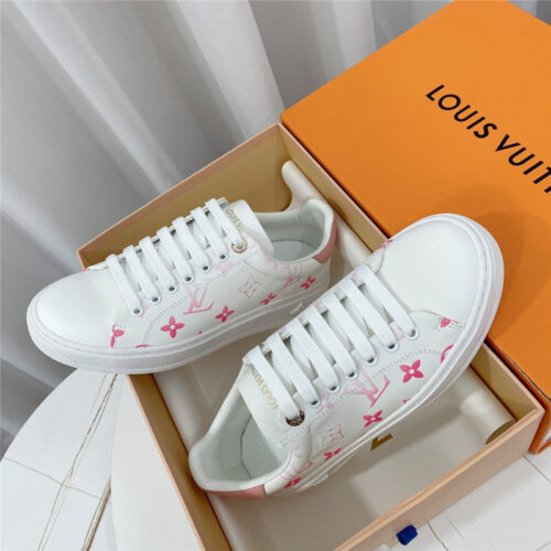 High Quality Luxury Louis Vuitton Classic Printed White Shoes product detail
