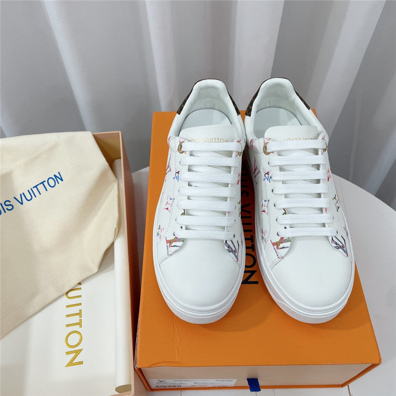 High Quality Luxury Louis Vuitton Classic Printed White Shoes – Style 77859 product detail