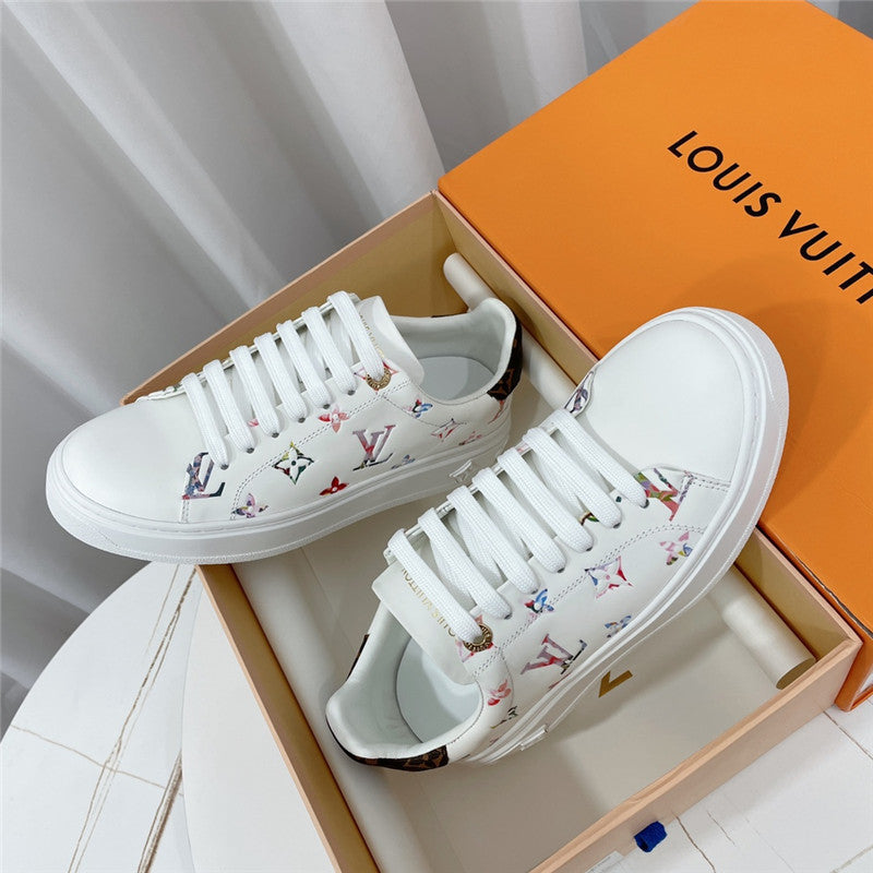 High Quality Luxury Louis Vuitton Classic Printed White Shoes – Style 77859 product detail