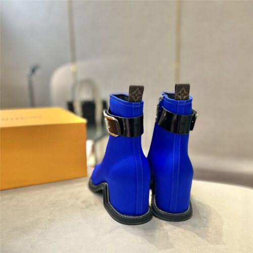 High Quality Luxury Louis Vuitton Open Toe Ankle Boots – Style 20899 product detail