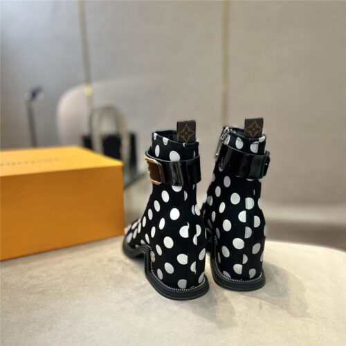 High Quality Luxury Louis Vuitton Open Toe Ankle Boots – Style 64387 product detail