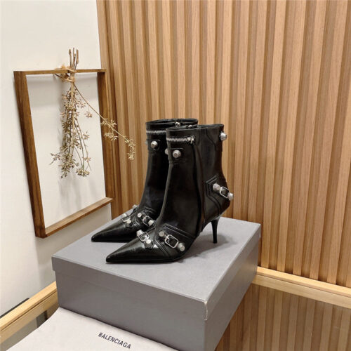 High Quality Luxury Balenciaga Buckled Ankle Boots product detail