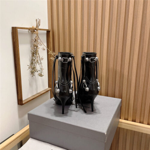 High Quality Luxury Balenciaga Buckled Ankle Boots product detail