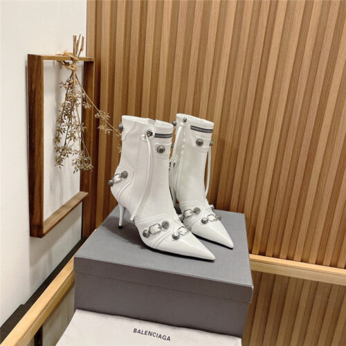 High Quality Luxury Balenciaga Buckled Ankle Boots – Style 53123