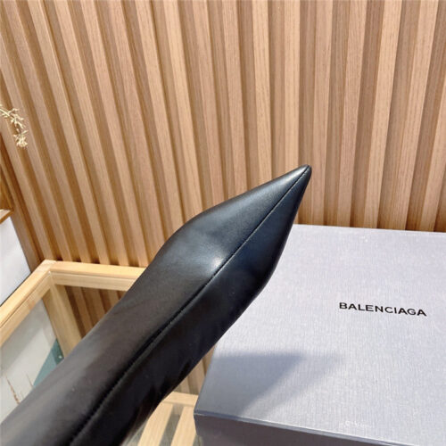 High Quality Luxury Balenciaga High Heel Pointed Long Boots product detail
