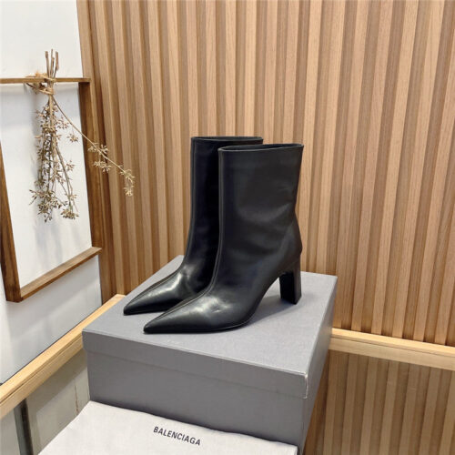 High Quality Luxury Balenciaga High Heel Pointed Ankle Boots alternate view