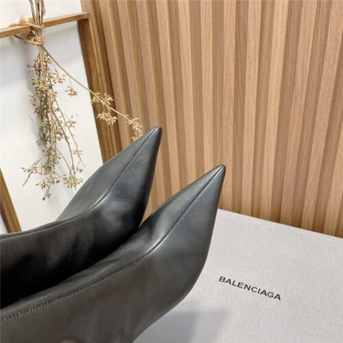 High Quality Luxury Balenciaga High Heel Pointed Ankle Boots product detail