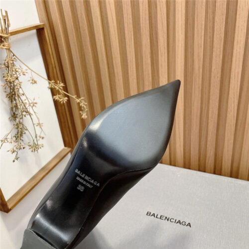 High Quality Luxury Balenciaga High Heel Pointed Ankle Boots product detail