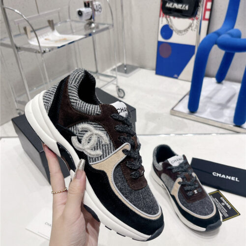High Quality Luxury Chanel Logo Casual Sneakers Womens – Style 77702 product detail