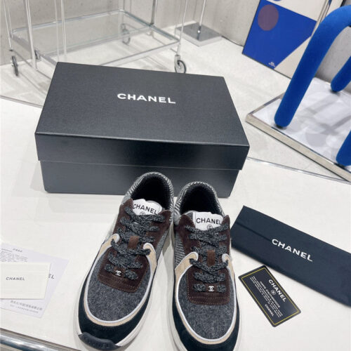 High Quality Luxury Chanel Logo Casual Sneakers Womens – Style 77702 product detail