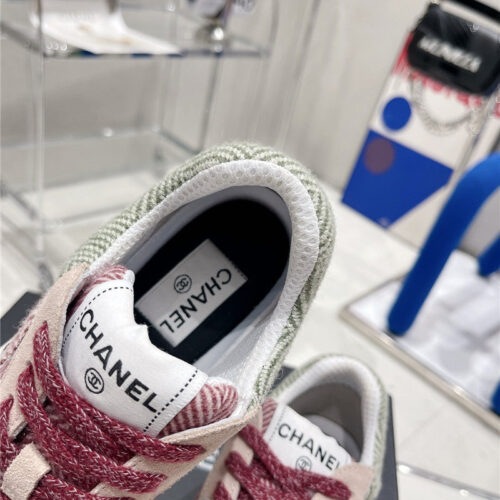 High Quality Luxury Chanel Logo Casual Sneakers Womens – Style 12166 product detail