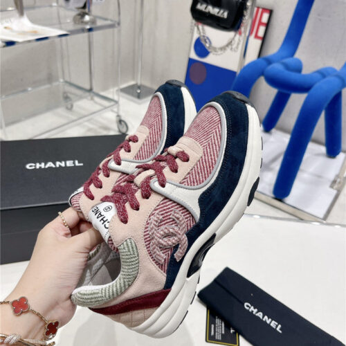 High Quality Luxury Chanel Logo Casual Sneakers Womens – Style 12166 product detail