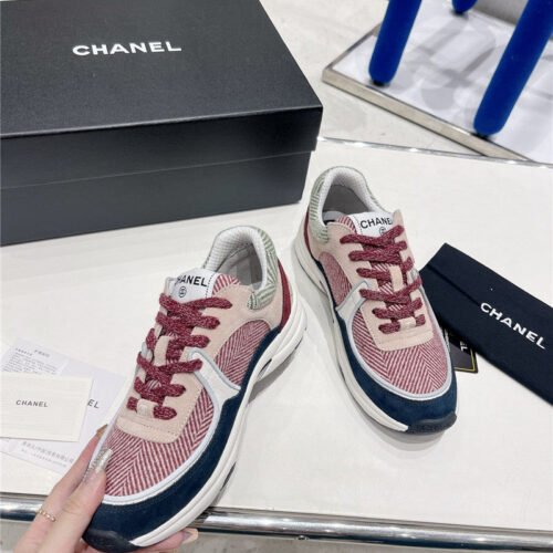 High Quality Luxury Chanel Logo Casual Sneakers Womens – Style 12166 product detail